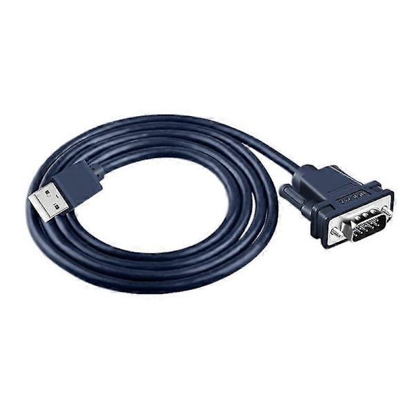 USB till Seriell RS232 Kabel DB9 Hane RS232 till USB Konverterare USB till Seriell Adapter 2m