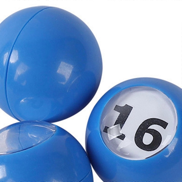 Bingo Ball Slitesterk Universell Tellingsball for Kvelder Fester Store Gruppespill 1 1 TO 80