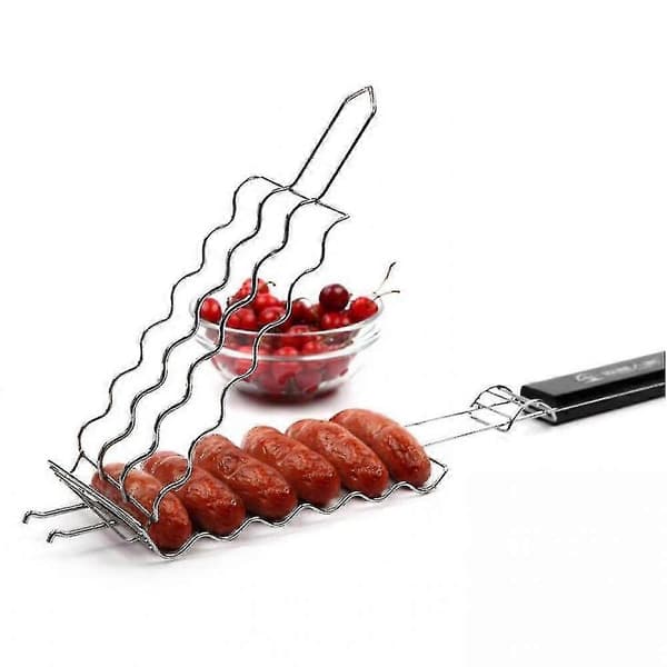 Bærbar Grillkurv til Grillning af Pølser