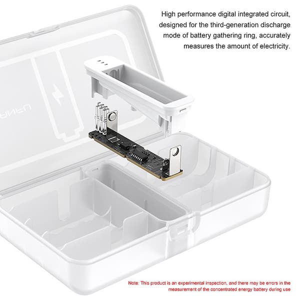 AA/AAA Plastik Opbevaringsboks Stor Kapacitet Transparent Batteri Organizer til AA/AAA Batterier