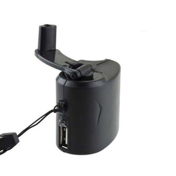 Handvevad Nödladdare - USB Handdriven Dynamo, Powerbank