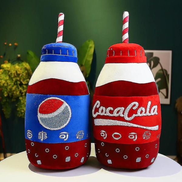 Creative Simulation Drink Soda Cuddle Kudde Coca-cola Sprite Plysch Doll Cuddle Nap filt Fanta