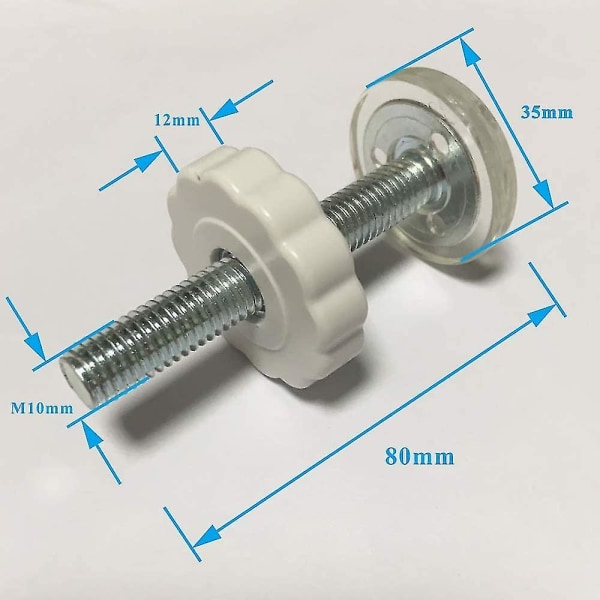 4 Stk Tryk Baby Ports Tilbehør Skrue Bolte Kit Fitting