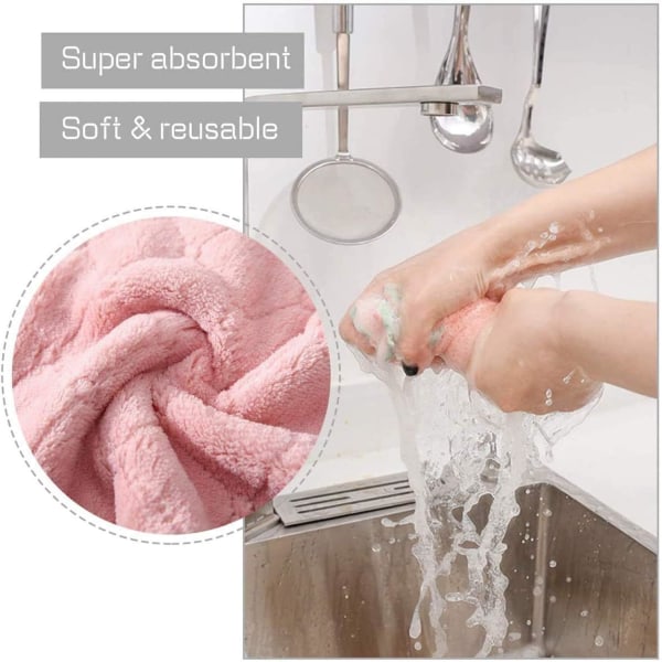 10 Pack Microfiber Cleaning Cloth,Reusable,Absorbent,Nonstick, Quick-Drying（30*30cm） 30*30cm