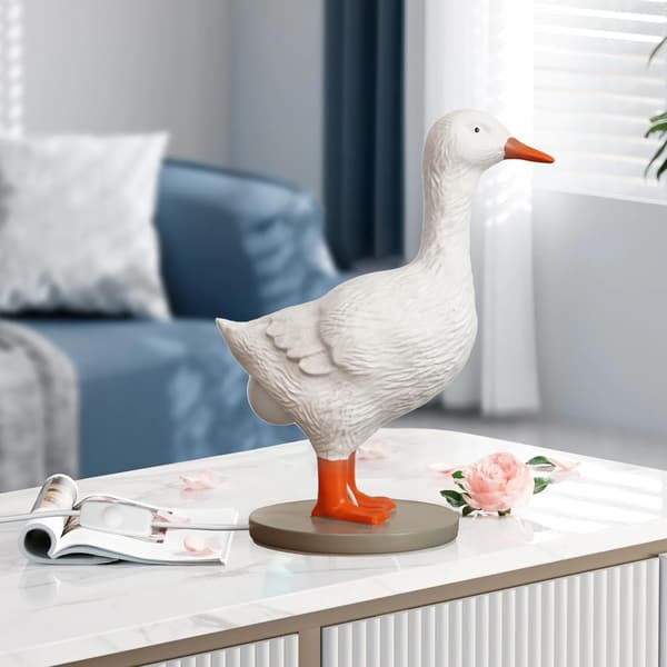 Ande-baklampepynt Hjem stue soverom USB-lampe LED-pynt design kunstdekorasjon