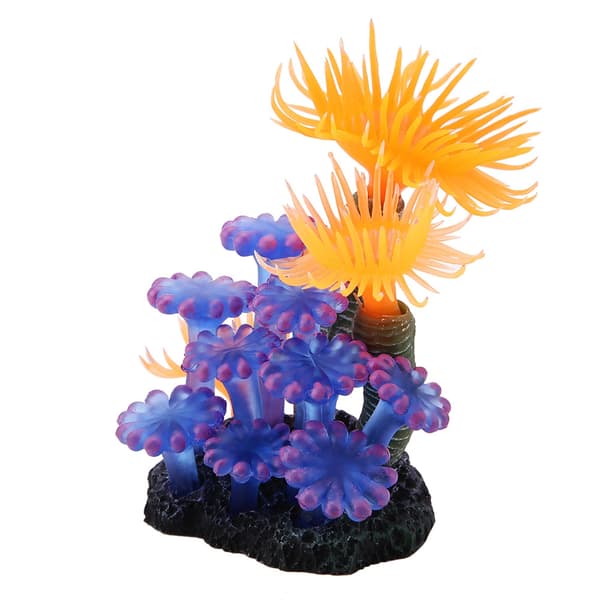 Akvarium Simulering Silikon Kunstig Korall Sjøanemone Akvarium Landskapsdekorasjon