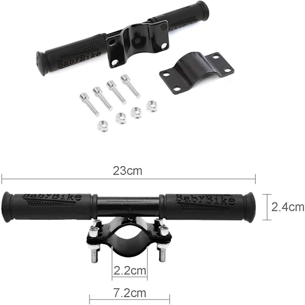 Elektrisk sparkesykkel armlene for barn, sparkesykkel tilbehør i aluminiumslegering, justerbart håndtak, egnet for Xiaomi M365/M365 Pro