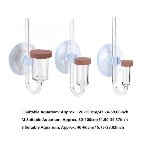 Co2 Diffuser, Klar Akryl Co2 Diffuser, Co2 Diffuser För Akvarieväxter Gräs Vatten