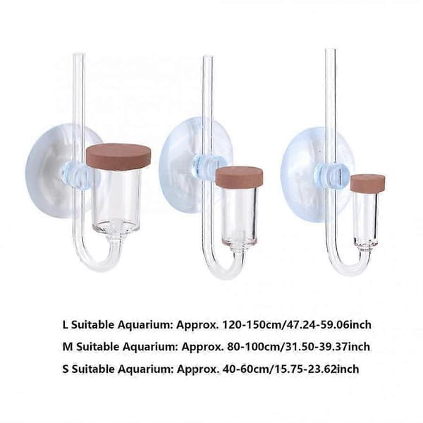 Co2 Diffuser, Klar Akryl Co2 Diffuser, Co2 Diffuser Til Akvarieplanter Græsvand