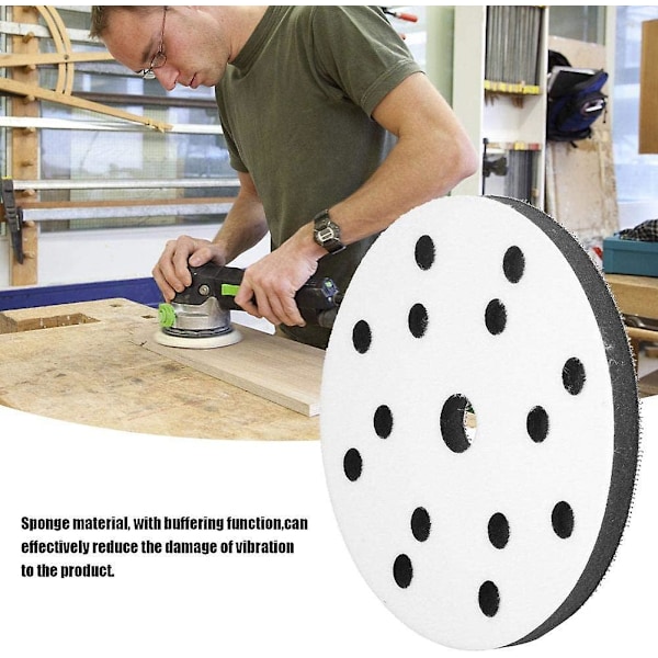 Blød Slibepude, 150 mm Bløde Slibe Interface Puder Blød Svamp