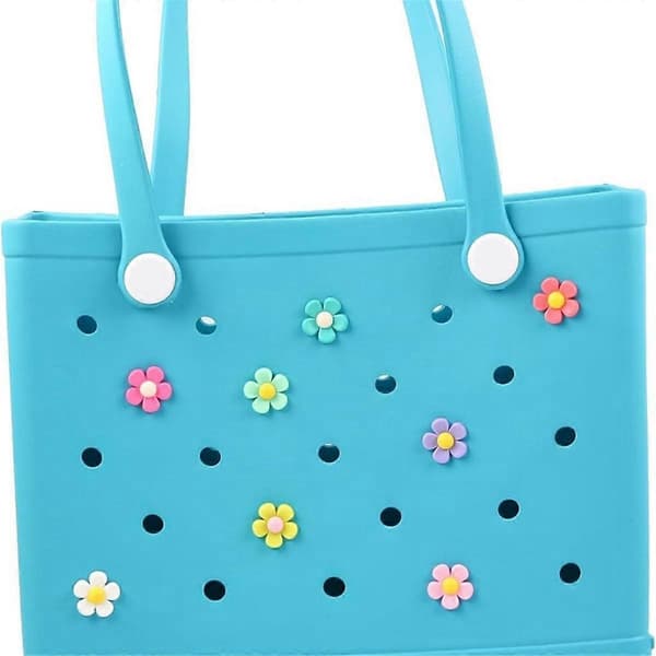 Blomster Charm Tilbehør til Bogg Tasker og Simply Southern Tote
