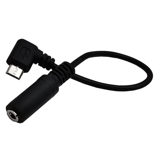 Micro Usb til 3,5 mm Jack Audio Adapter Kabel Højrevinklet Micro Usb Hanledning