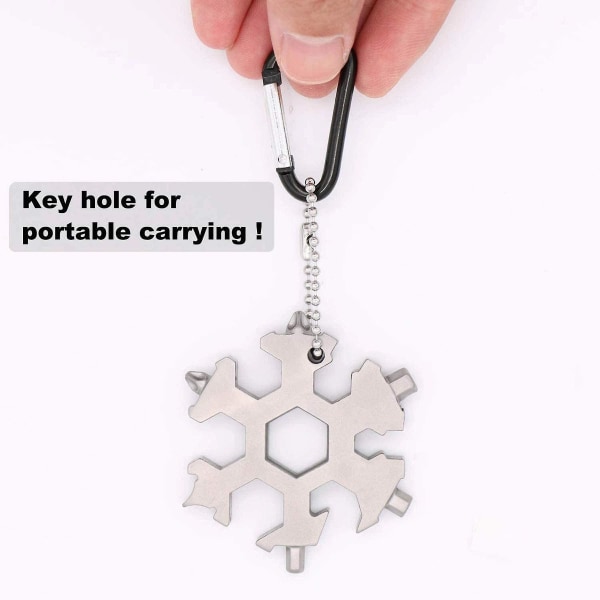 18-i-1 Snowflake multiværktøjsnøgle 4PCS