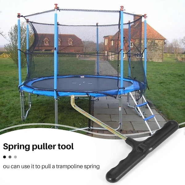 Trampolinfjäderverktyg T-Krok Fjäderdragare för att Dra en Trampolinfjäder