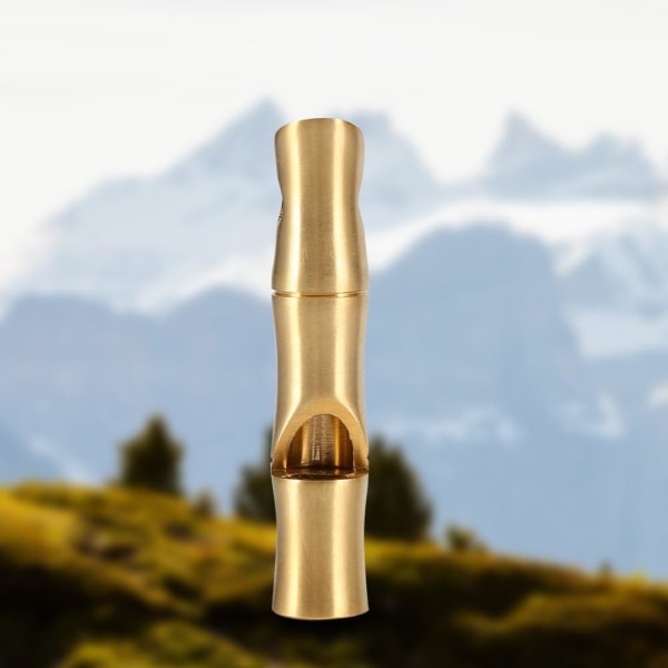 2st mini mässing nödsignal visselpipor Survival Tool