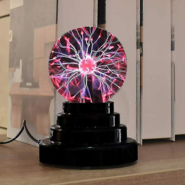 Utsökt Electric Magic Static Plasma Ball Lava Globe Night Light Lamp Touch Sensitive