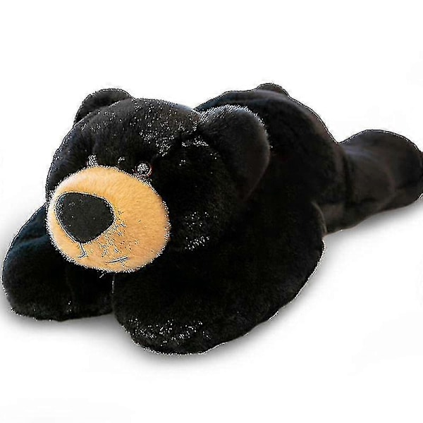 Vektet Angst Dinosaur Plysj Leketøy Kastepute/søt Dinosaur Utstoppede Dyr Dukke For Gutter Jenter-utmerket Black Bear 70cm 27.5 inch
