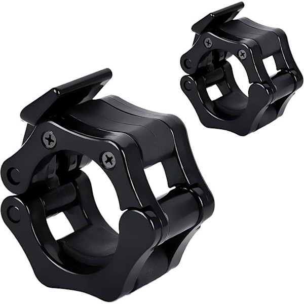 Barbell Clamp 2 Pak Barbell Clamp Ring Quick Release Ring Barbell Dumbbell Vægtløftningslås til Fitnesscenter