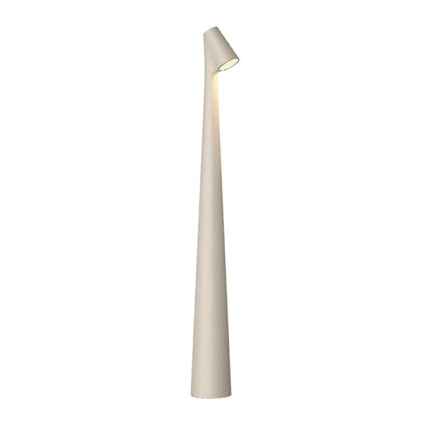 Elegant Slank Konisk Stamme Bordlampe Bærbar Dimbar Led Skulpturlys Dec Dd.