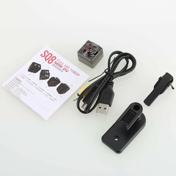 SQ 8 Älykäs 1080p HD Pieni Salainen Mikro Mini Kamera Videokamera Yönäkö Langaton Body DVR DV Pieni Minikamera Mikrokammio