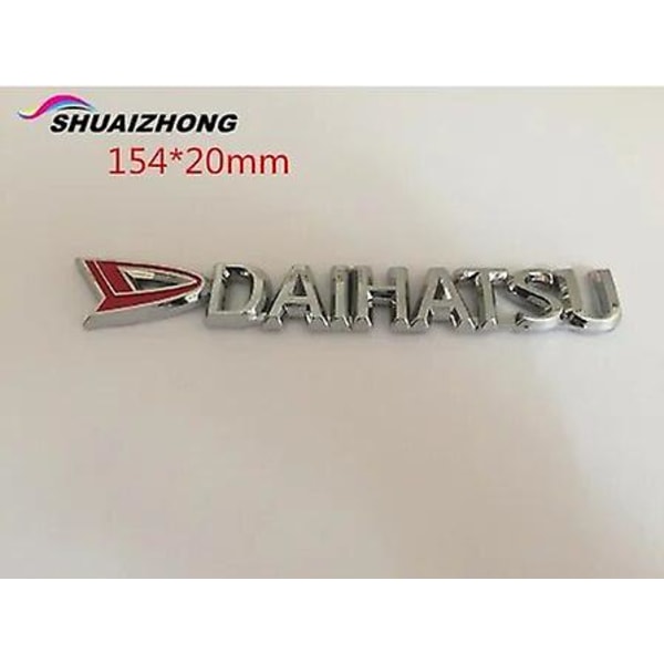 1kpl Abs Daihatsu auton etumaskin takaluukun tunnusmerkki tarra D-base D-r Pico Materia Kopen Copen Esse Altis -malleille 1pcs red
