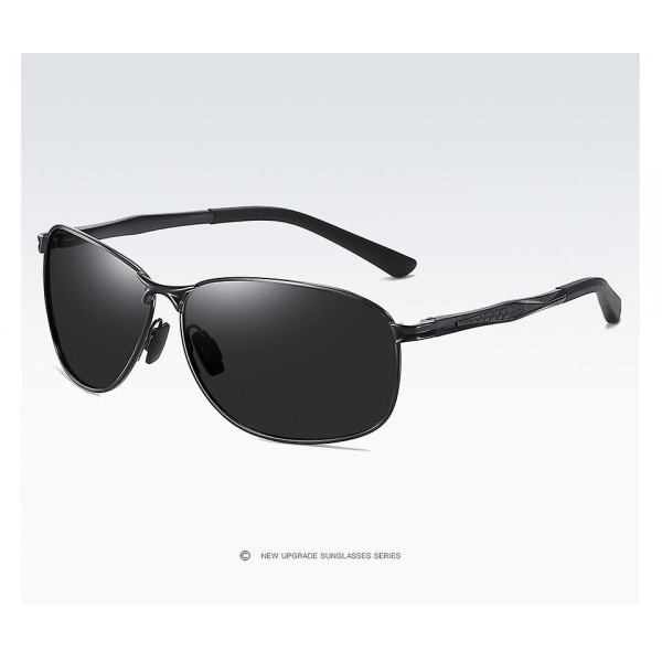 Premium Al-mg Alloy Pilot Uv400 polariserade solglasögon, fjädergångjärn reflekterande solglasögon för män och kvinnor