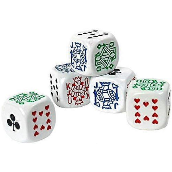 Pokertärningar X 5