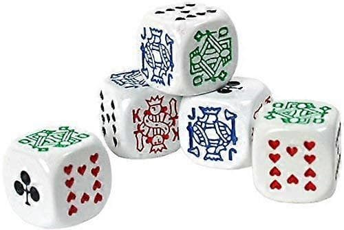 Pokerterninger X 5