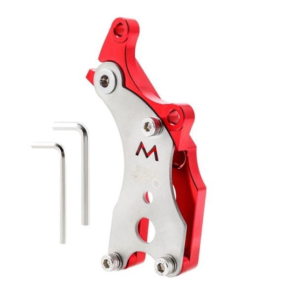 Cykel Skivbroms Fäste Adapter Mountain Cykelram Konverteringshållare Kit jy Red