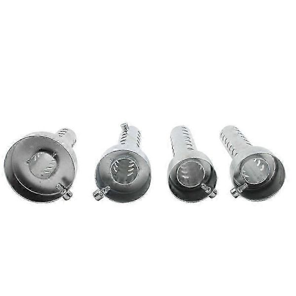 2 stk. 35/42/45/48/60 mm Universal Motorsykkel DB Killer Lyddemper Støydemper Lydeliminator Eksos Justerbar Sølv