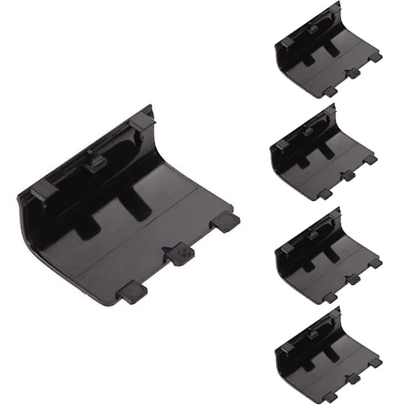 5 stk. Batteridæksel til Controller Spil Udskiftningsdele til Xbox One Black