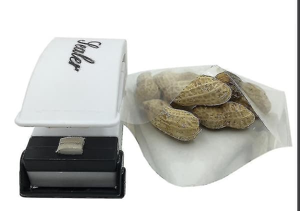 Mini Bærbar Snackposeforsegler til Hjemmebrug, Håndtryksforseglingsmaskine, Rejsestørrelse