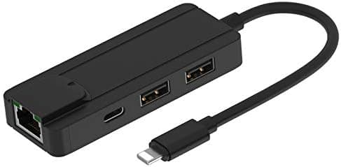 Lightning til RJ45 Ethernet nettverksadapter