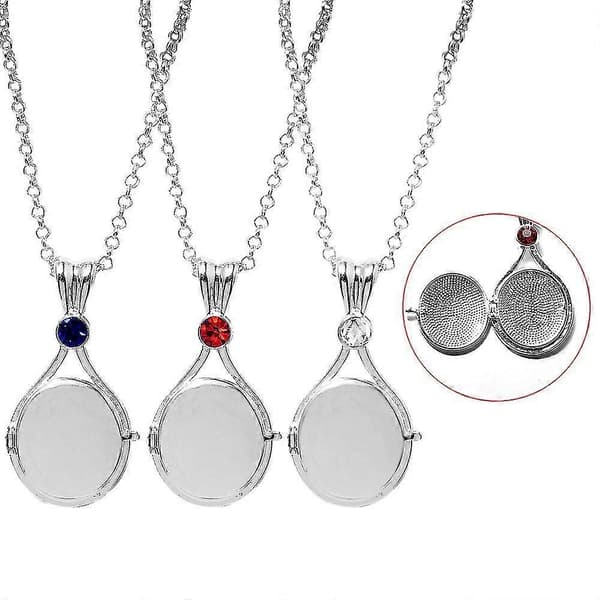 H2o halsband Sjöjungfru snäcka öppningsbart och stängbart hänge accessoarer Gåva Dam red