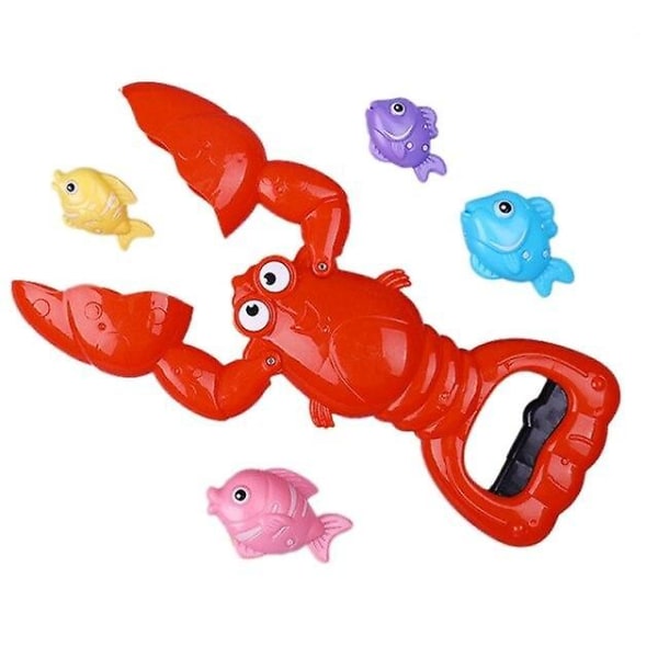 Färgglad söt leksak Claw Catcher baby badleksak
