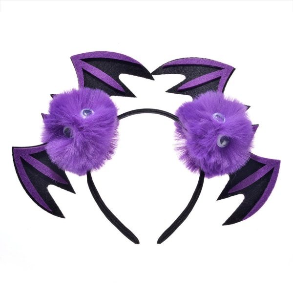 Härliga Bat Wings Form Punk Hair Hoop Dam Pannband Makeup Håraccessoarer