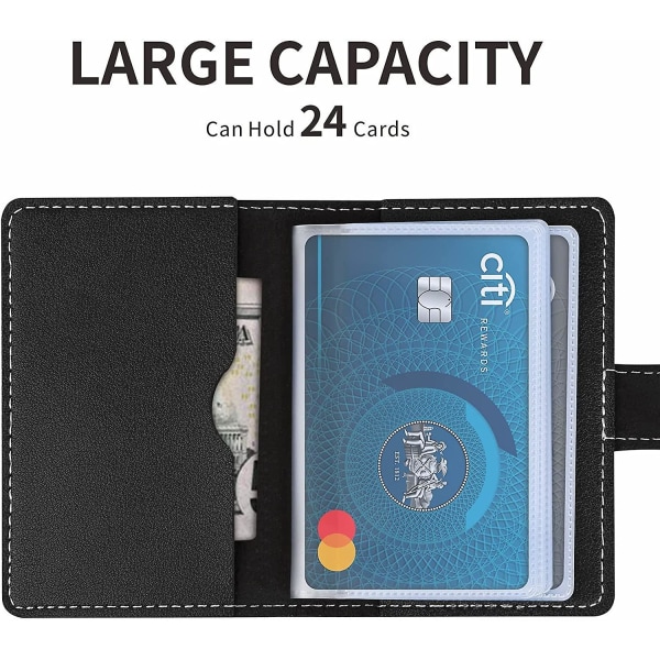 Kpl Luottokorttipidike ja Luottokorttilompakko Jokaisessa on 26 korttipaikkaa