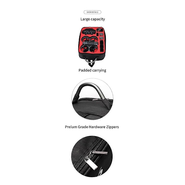 För DJI Avata 2 Fjärrkontroll Förvaringsväska
