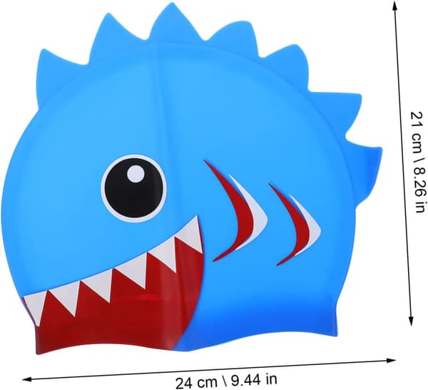 Badmössor barn badmössor barn badmössor elastiska småbarns badmössor småbarns badmössor tecknad djur barn silikon