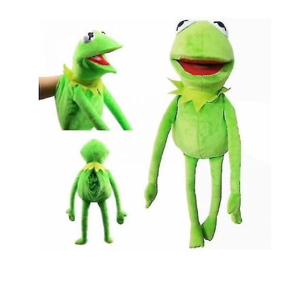 Julklapp för barn 22" Kermit The Frog Handdocka mjuk plyschdocka Toy_y