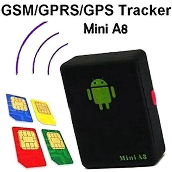 Med SOS-knap Tracker Smart Mini A8 Gsm/Gprs/Lbs Tracker Locator