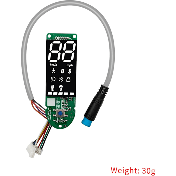 Instrumentpanel för Xiaomi Mi 3 Elscooter Bluetooth Kommunikationspanel Kretskort Reservdelar Tillbehör Modifiering