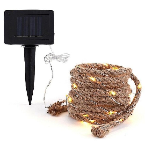 Solar Lighted Rope Rope Lights Vintage Outdoor Solar For Patio Garden 22m 200leds