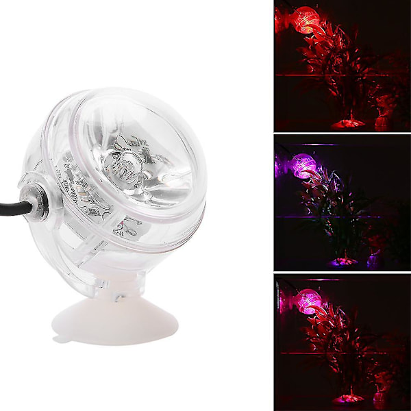 Vandtæt Akvarium Mini Led Spotlights Undervands Fisketank Lampe-dwdz