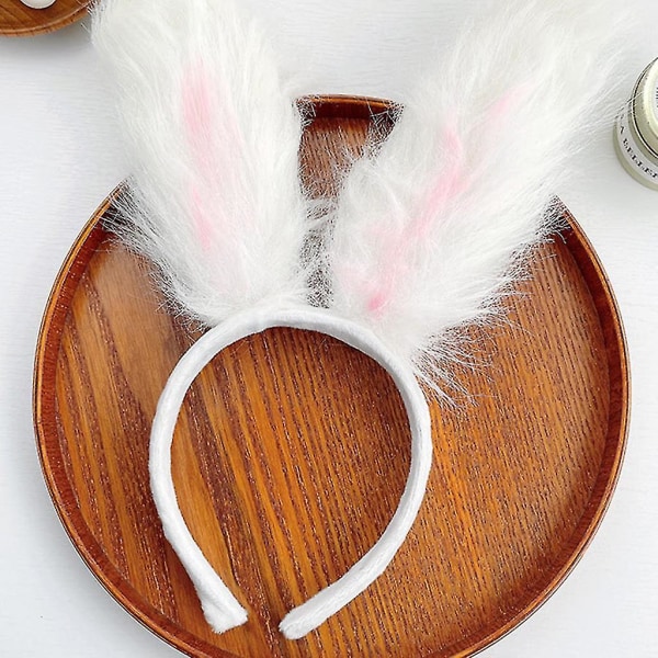 1 PC tegneserie plysj pannebånd Bunny Ears Hårbånd Cosplay kostyme B