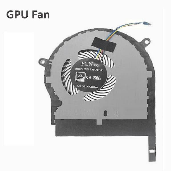 CPU & GPU Køleventilator til Tuf Fx504 Fx80 Fx504gd Fx80gd Laptop Et Par