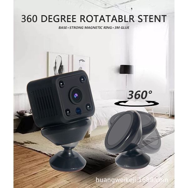 Langaton Mini HD 1080p Kamera Langaton Sisätilojen Pieni Kotikamera Videonauhuri Kamera