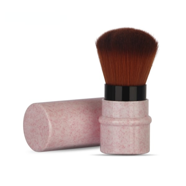 Mini Retractable Foundation Makeup Brush Justerbar Pink