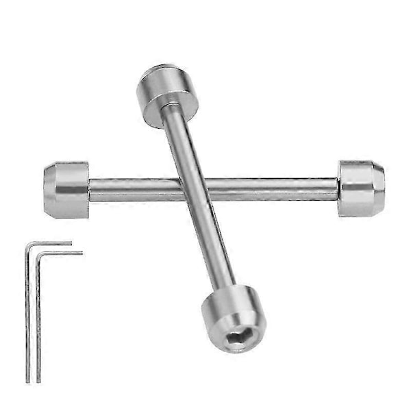 Tissot T-Race T048.417 Skrue Pin Bar Udskiftningssæt med værktøjssæt til reparation af ure Silver