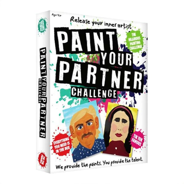 Paint Your Partner Utmaningar Spel Relationsbyggande spel för par för älskare